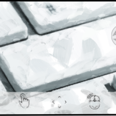 tritokreuz key on white keyboard image